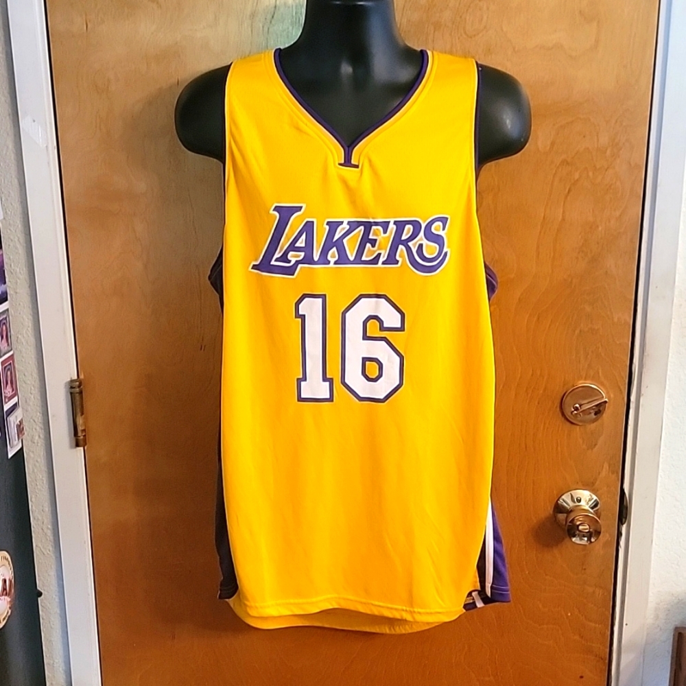 Pau Gasol Los Angeles Lakers Jersey Retirement Night Giveaway XL